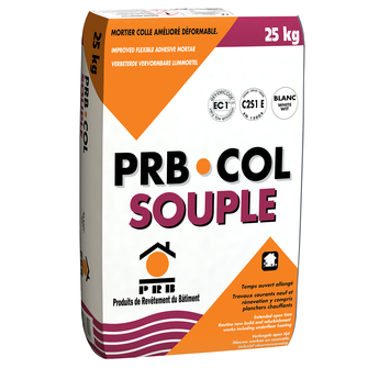 #PRB COL SOUPLE BLANC  Sac de 25 Kg (Classe C2S1 E)